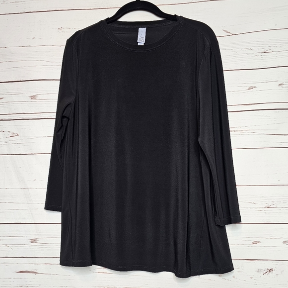 MarlaWynne Black Long Sleeve Top - Picture 3 of 8